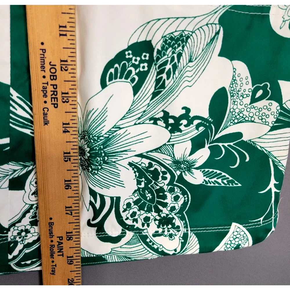 Talbots Skirt Womens 10 Floral Print Zip Pockets Lightweight Golf Outdoor Casual